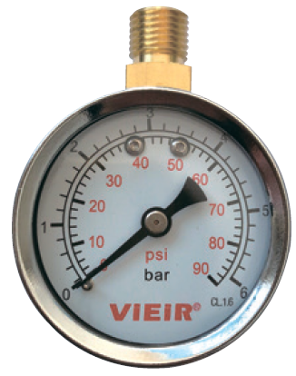 Манометр с верхним подключением   бар  ViEiR (50/1шт)