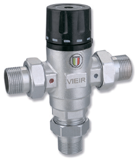Термостатический сместел. клапан 1" ViEiR  (20/1шт)