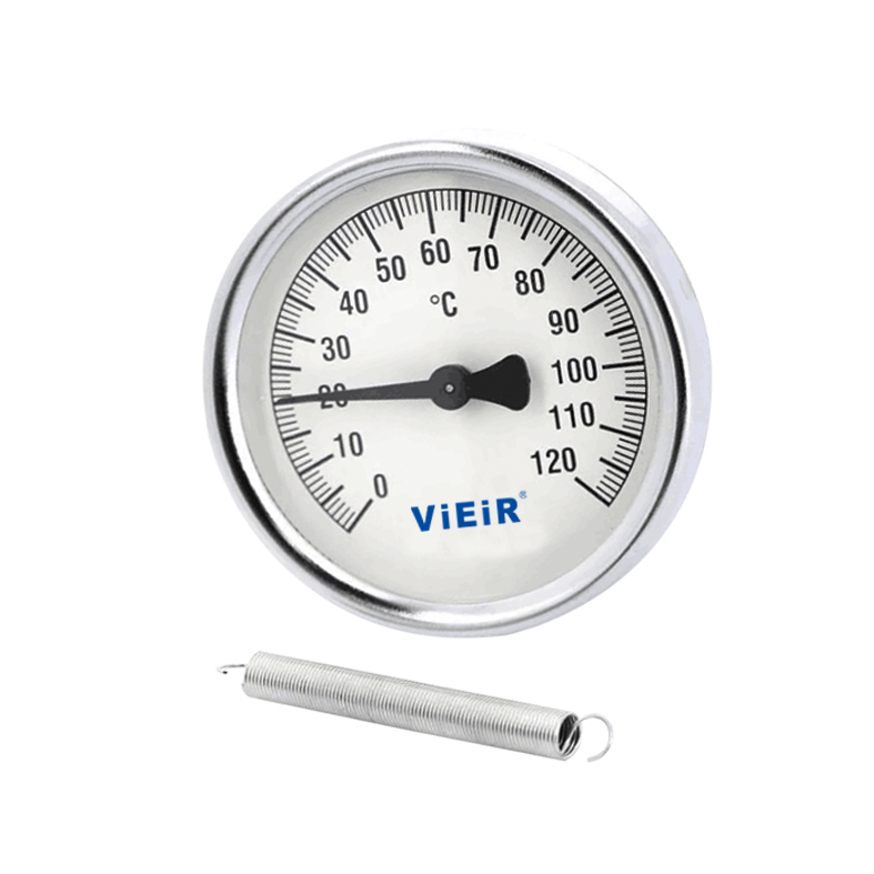 Термометр накладной с пружиной (120"С) ViEiR (100/1шт)