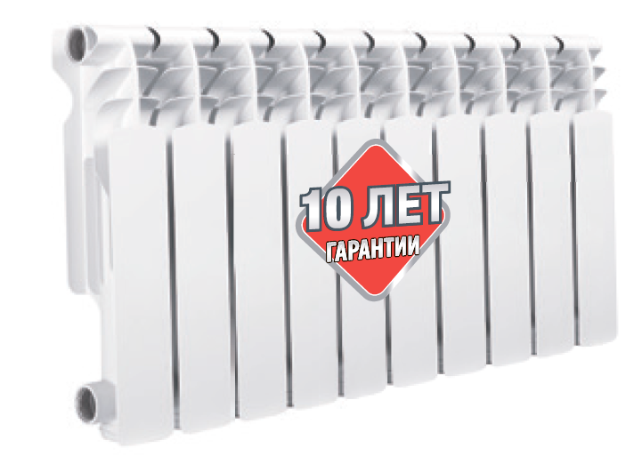 Радиатор PROFESSIONAL БИМЕТАЛ 500/100  8-сек  ViEiR