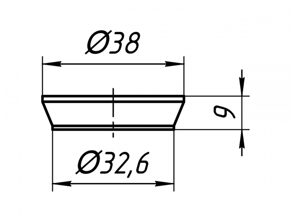 АНИ  M032  Прокладка коническая Ф-32мм (в упак. 30шт)