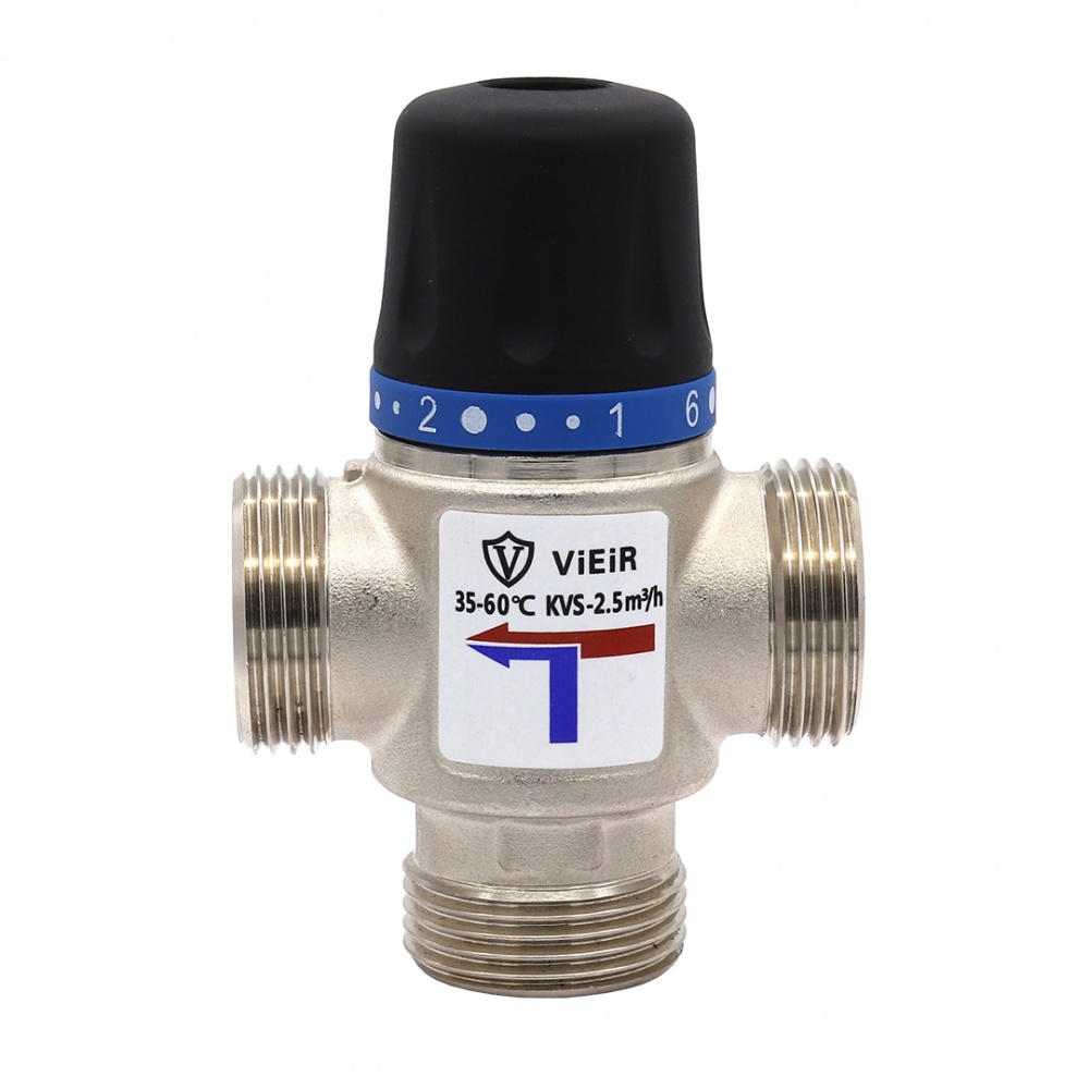 Термостатический смес. клапан 1" (35-60°) ViEiR (36/1шт)
