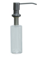 Дозатор врезной КРУГ, для мойки 300мл (ГРАФИТ)  HANSEN  (46/1шт)