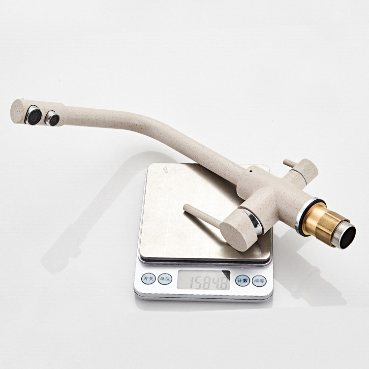 15081-B Смеситель  под. фильт (СВ. БЕЖ.) HANSEN  (10/1шт)