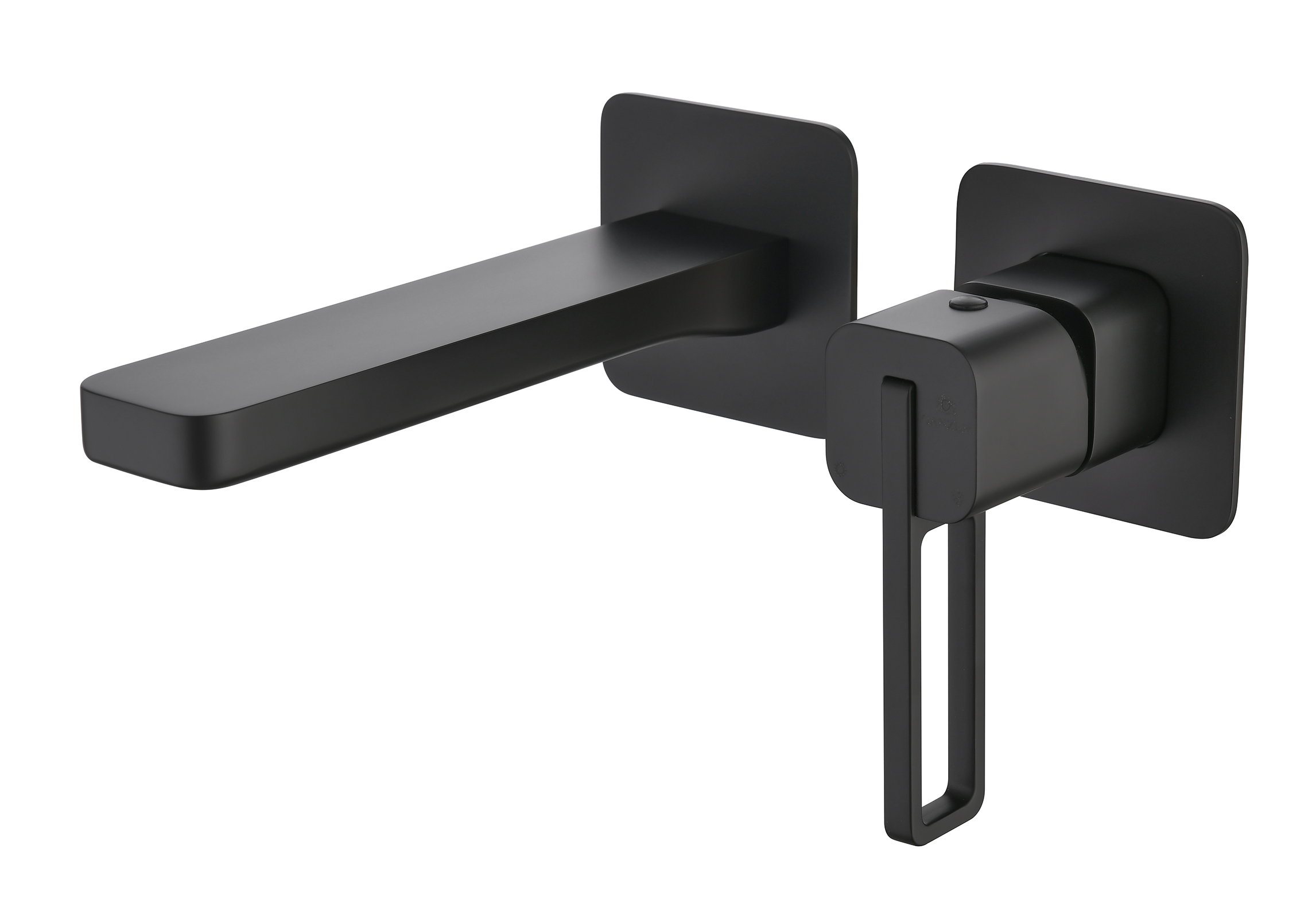 12144-C Встроенный смес для рак. (ЧЕРНЫЙ) GANZER  (10/1шт)