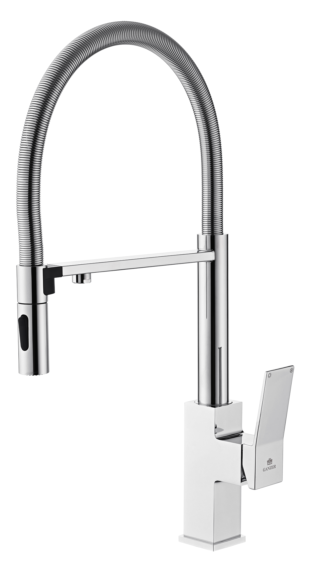 05126 Смес. для кухни с гиб МАГ. изл. и под. фильт. (ХРОМ) GANZER (10/1шт)