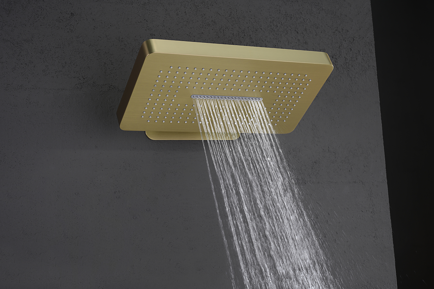 55164-S Встроенный смес для душа с 2-функ. (Мат. Золото) GANZER  (2/1шт)