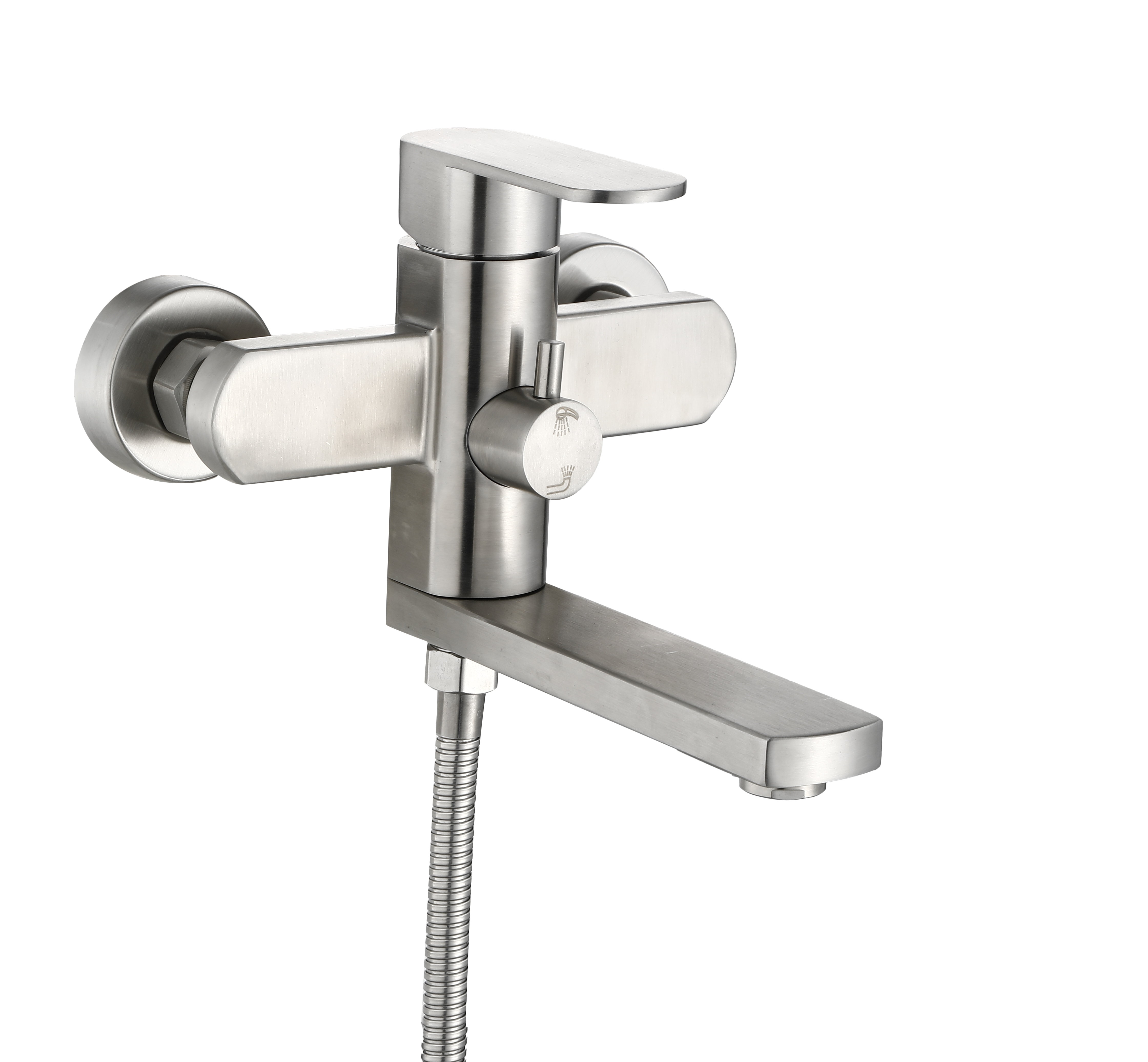 30304-G Смес. од. из НЕРЖ. для ванны кор.(САТИН) HANSEN  (8/1шт)