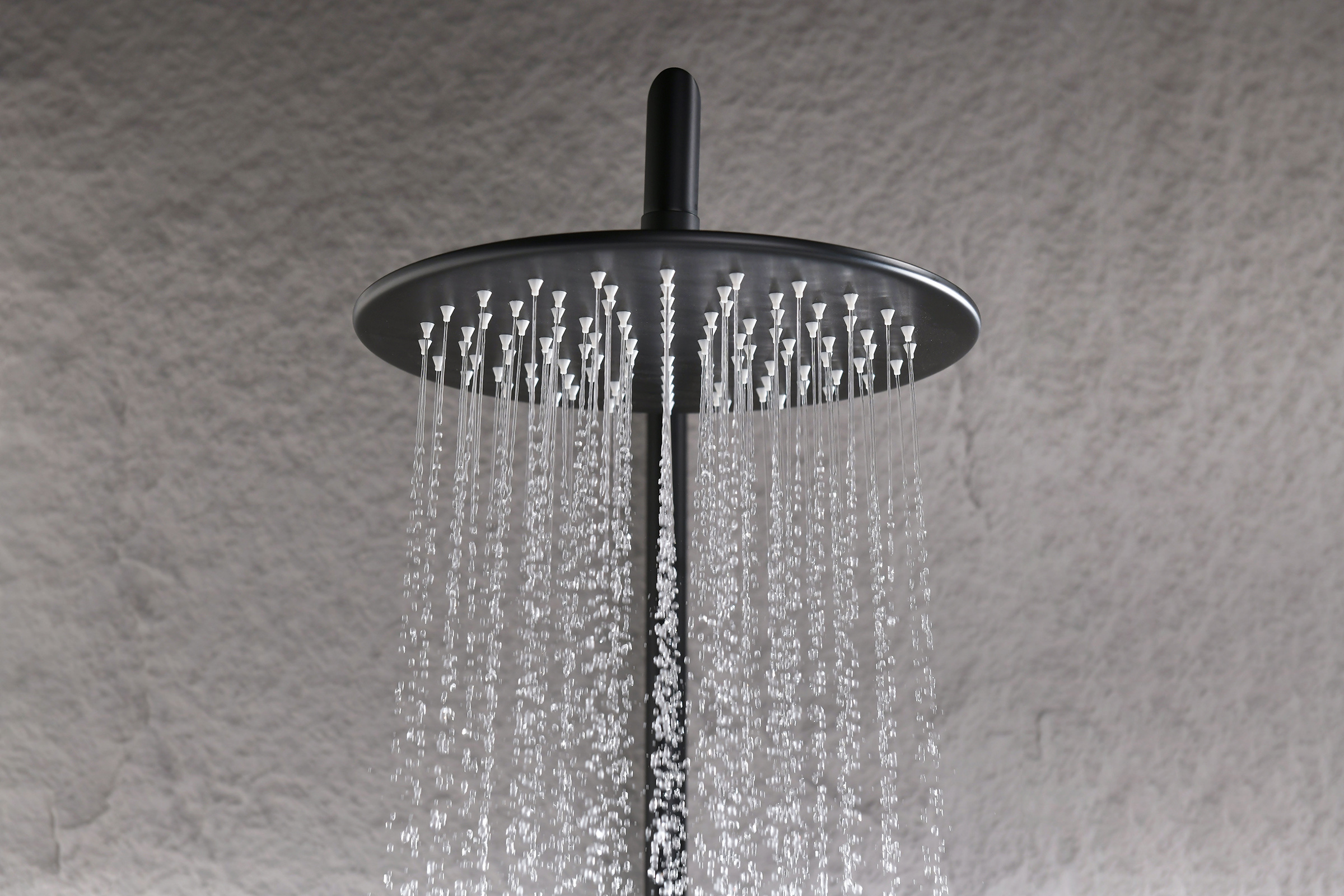 19170-C Душевая система с термостатом (ЧЕРНЫЙ) GANZER (5/1шт)