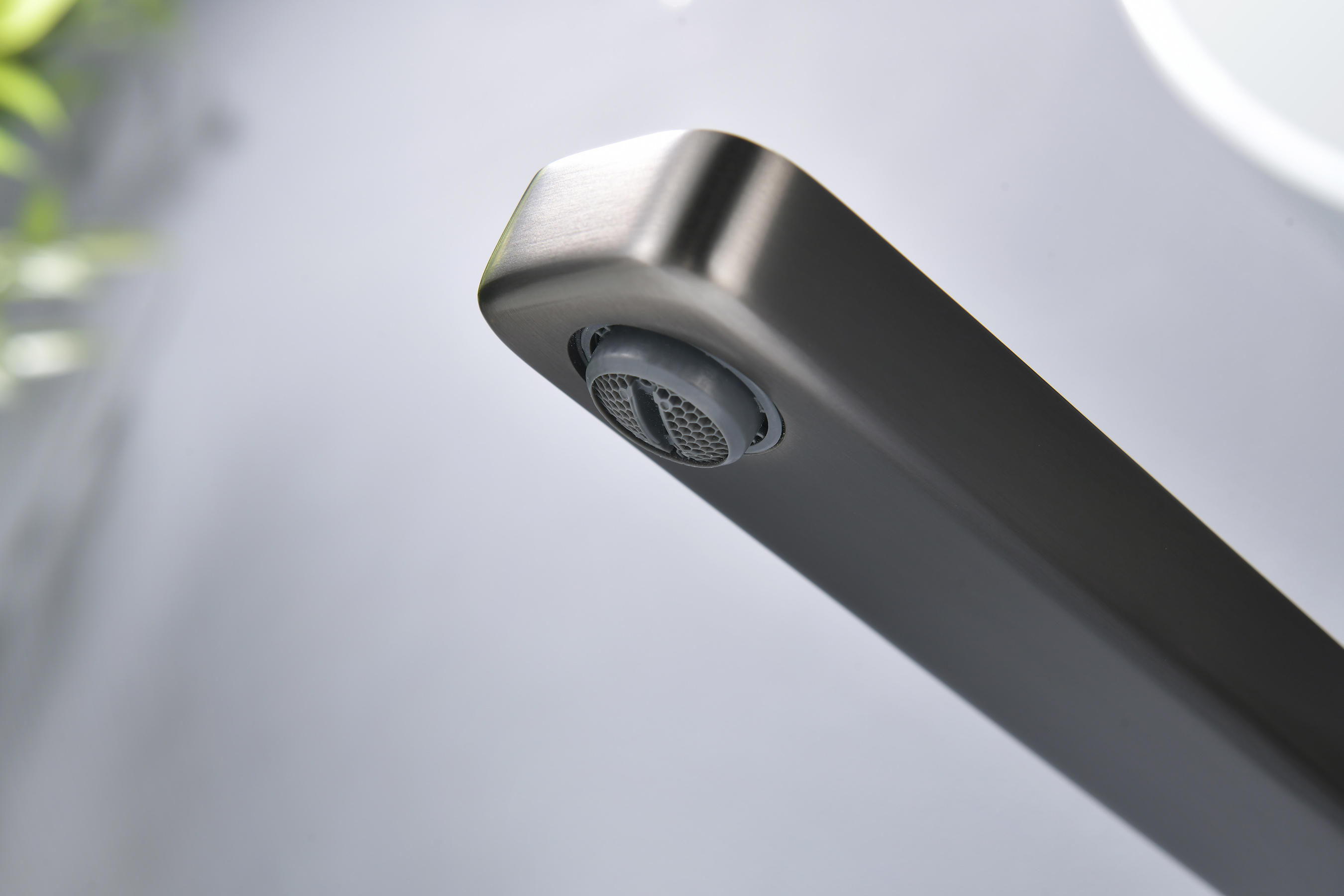 12144-Q Встроенный смес для рак. (ГРАФИТ) GANZER  (10/1шт)