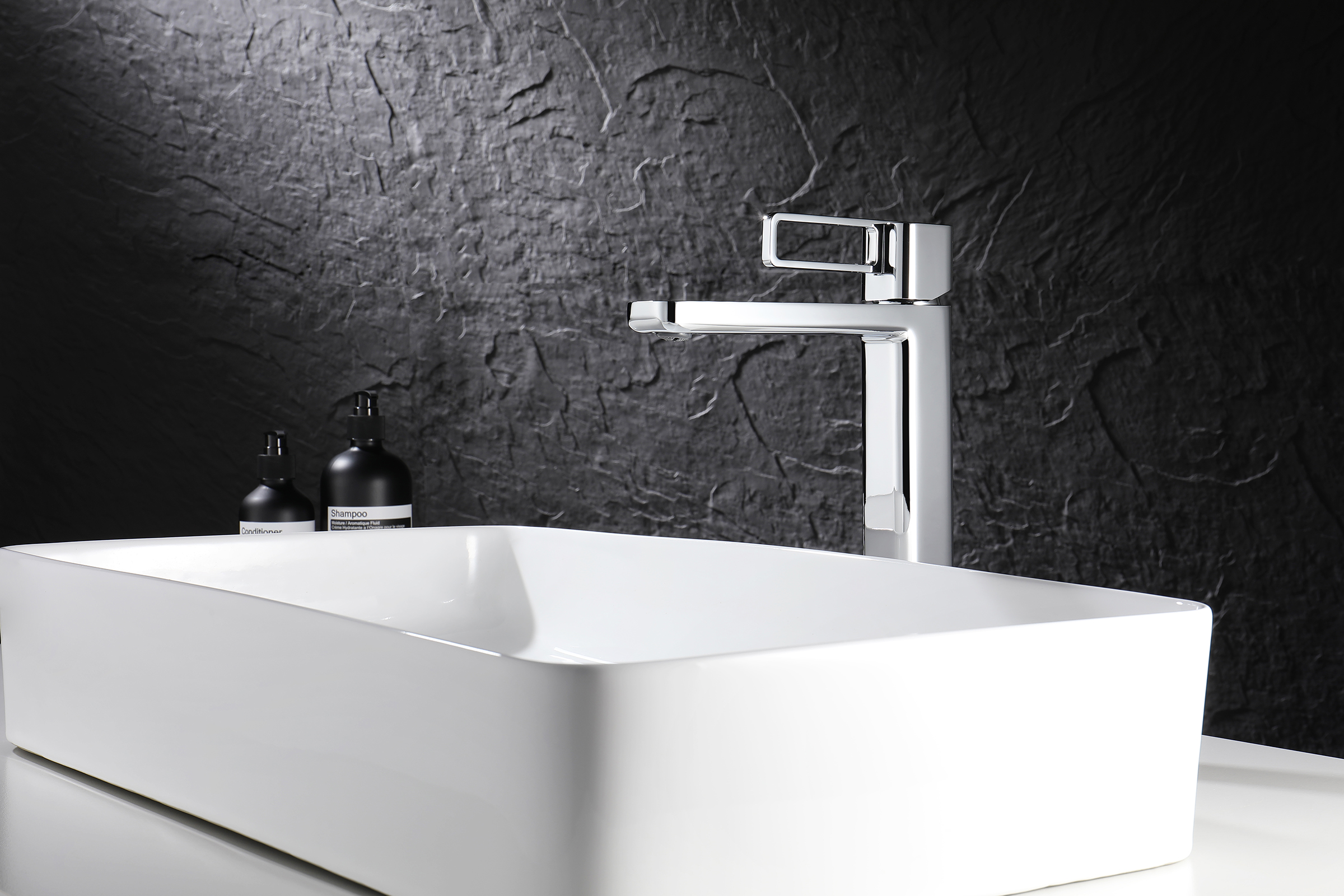 12112 Смеситель од. для раковины-чаши (ХРОМ) GANZER (10/1шт)