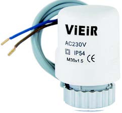 Сервопривод термоелектрический НОРМ.ЗАК. (M30x1.5) ViEiR (100/1шт)