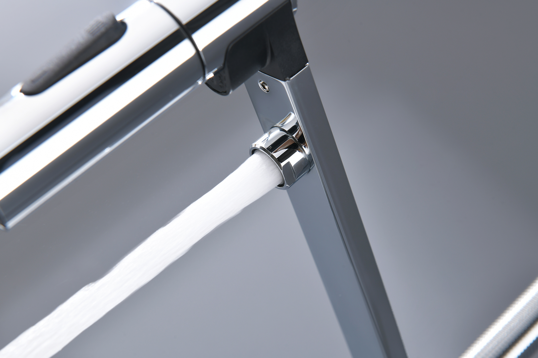 05126 Смес. для кухни с гиб МАГ. изл. и под. фильт. (ХРОМ) GANZER (10/1шт)