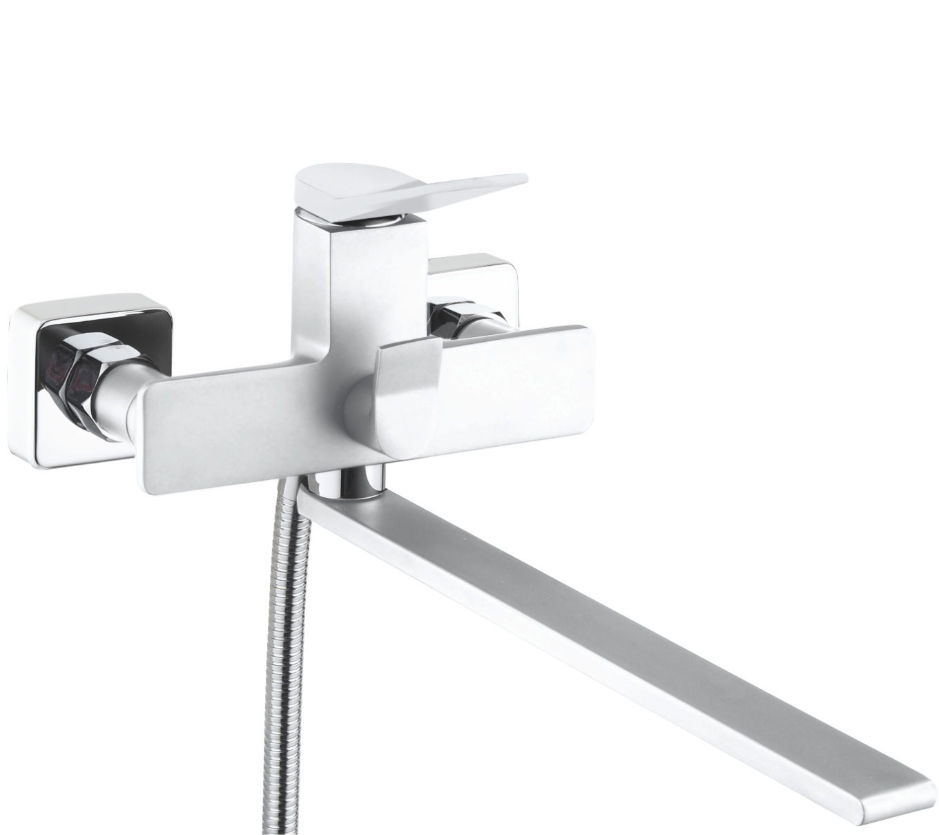 22099-F Смеситель для ванны (бел/хром) латун HANSEN  (10/1шт)