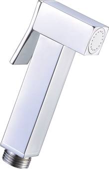 6039 Лейка метал. для биде хром.(КВАДРАТ) HANSEN  (50/1шт)