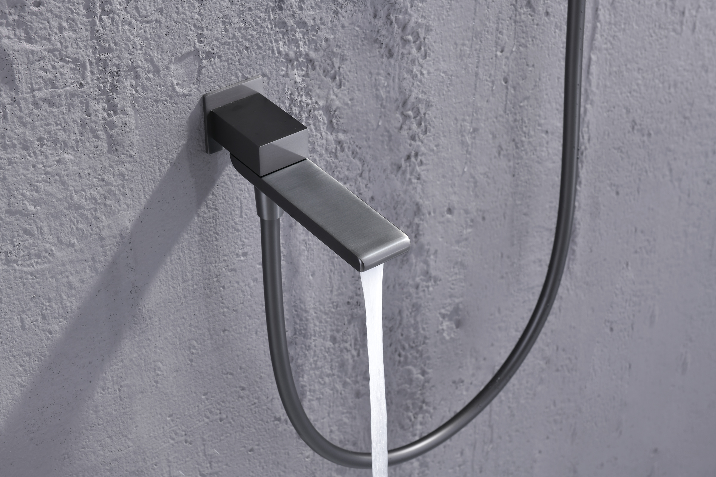 02165-Q Смеситель встраиваемый для душа с 3-функ. (ГРАФИТ) GANZER (6/1шт)