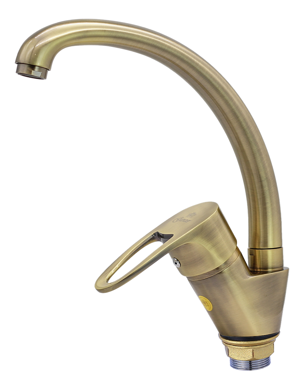 10021-D Смеситель (БРОНЗА) для кухни "GANZER