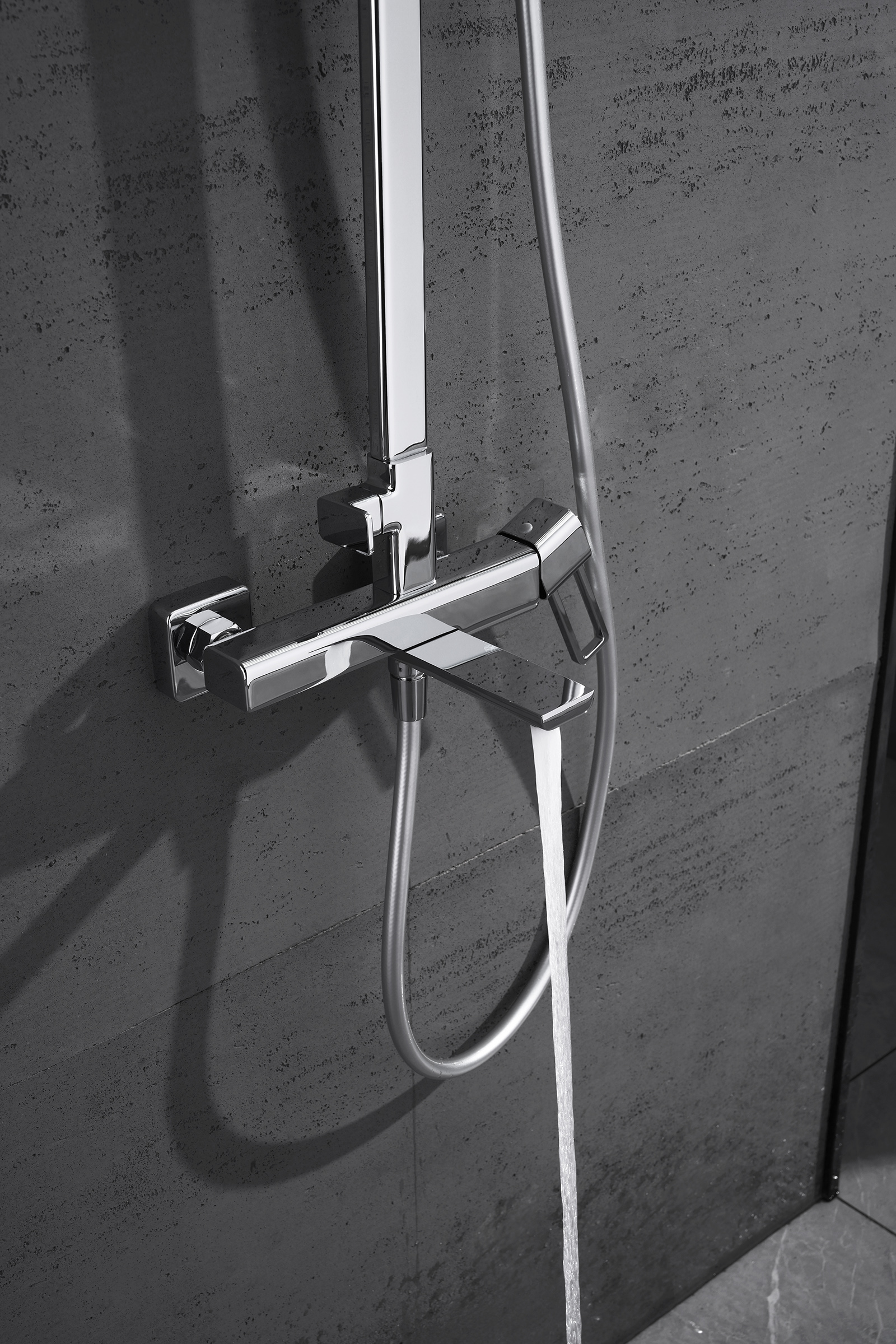 12163 Душевая система (ХРОМ) GANZER (5/1шт)