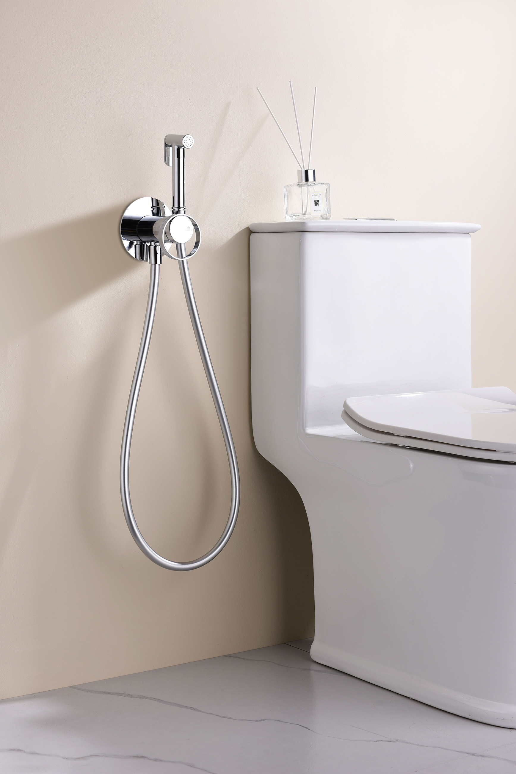 19157 Смеситель встраиваемый с ГИГ. душем (ХРОМ) GANZER (10/1шт)