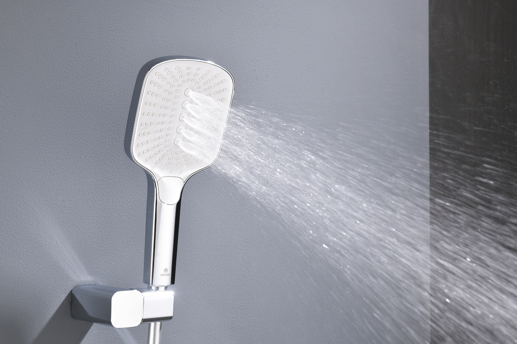 12165 Смеситель встраиваемый для душа с 3-функ. (ХРОМ) GANZER (6/1шт)