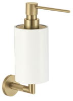 19527-S Дозатор кварил. для жидкого мыла  (Мат. Золото) GANZER  (10/1шт)