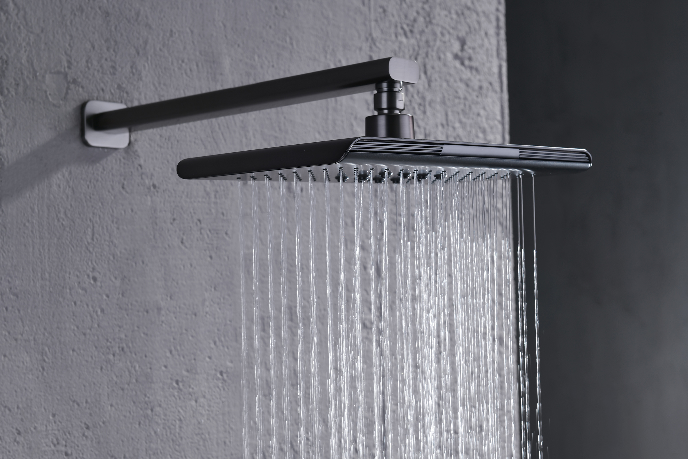 02165-Q Смеситель встраиваемый для душа с 3-функ. (ГРАФИТ) GANZER (6/1шт)