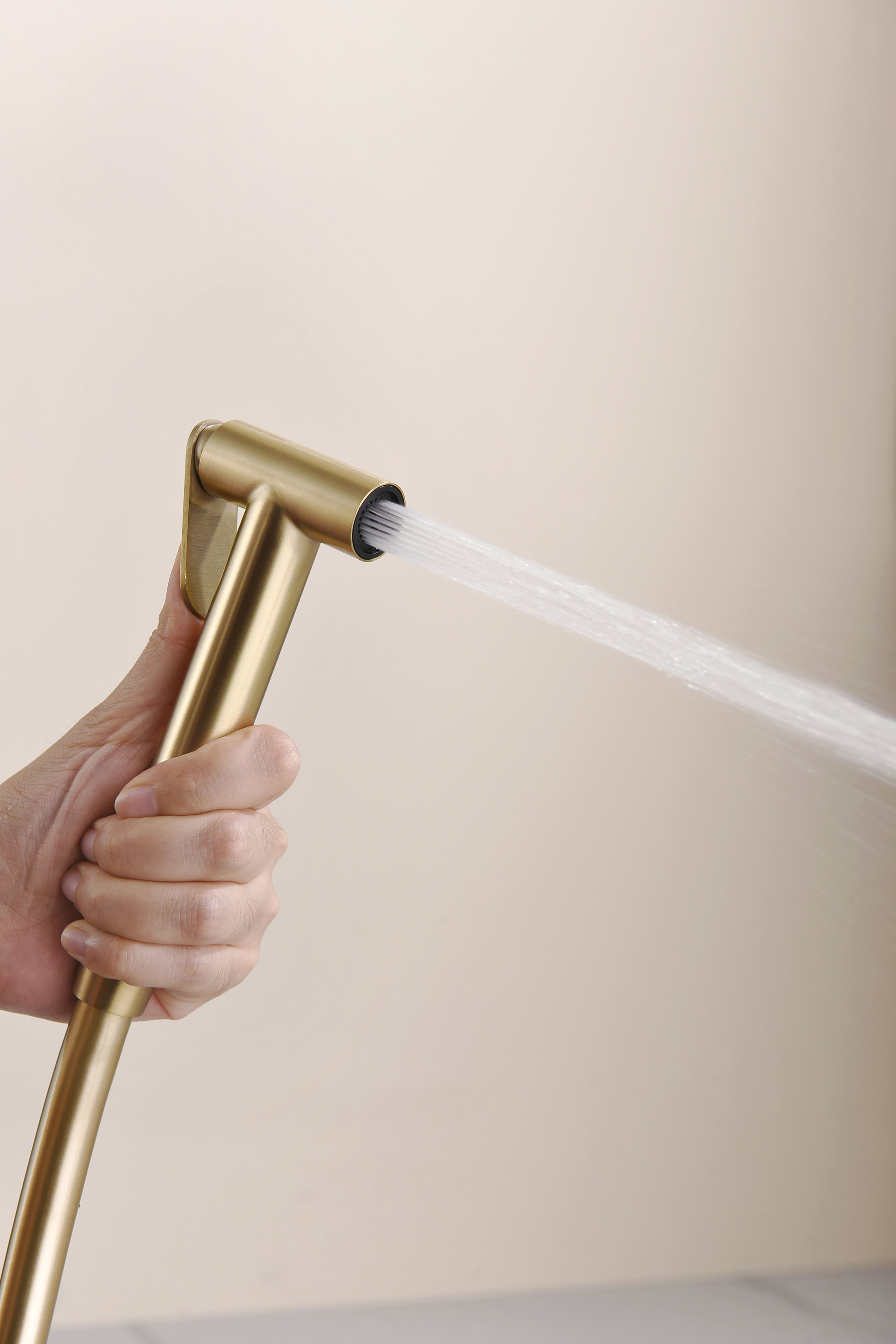 19157-S Смеситель встраиваемый с ГИГ. душем (Мат. Золото) GANZER (10/1шт)