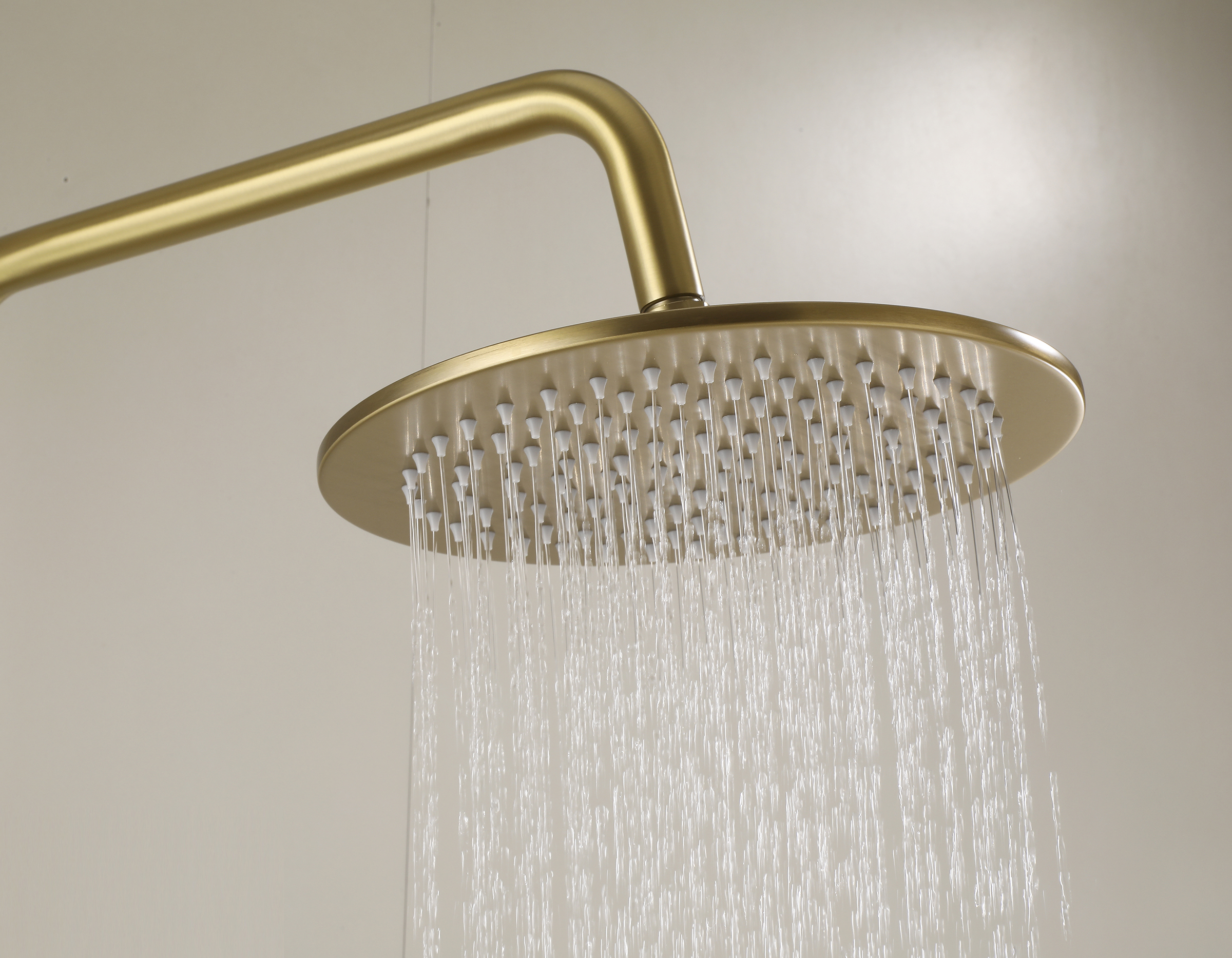 33098-D Однорукий душевой релинг (Мат. Золото)  HansenPRO  (5/1шт)