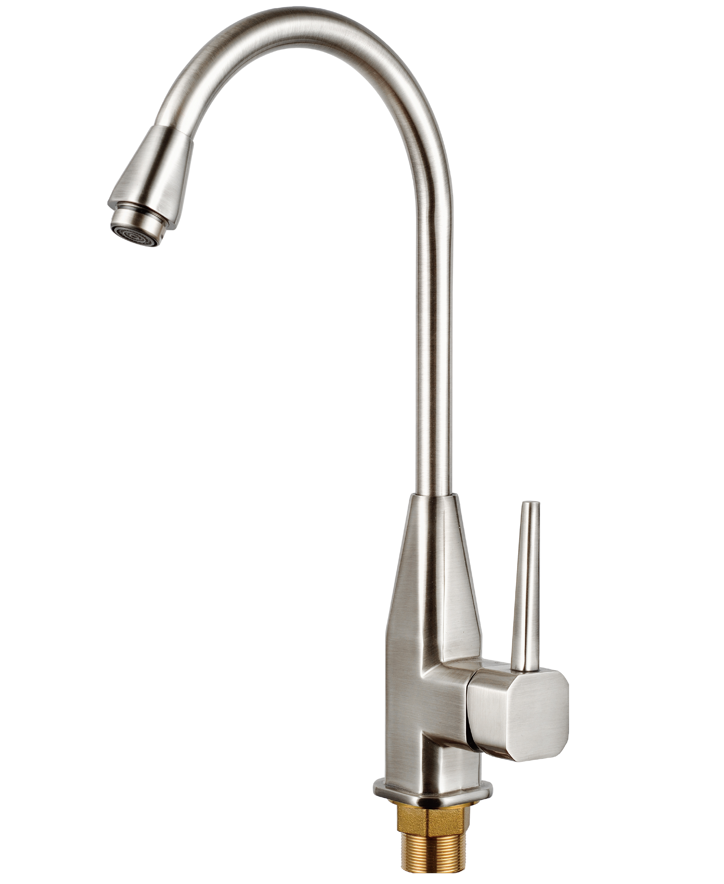 40082-G Смеситель для кухни высокий (САТИН) HANSEN  (10/1шт)