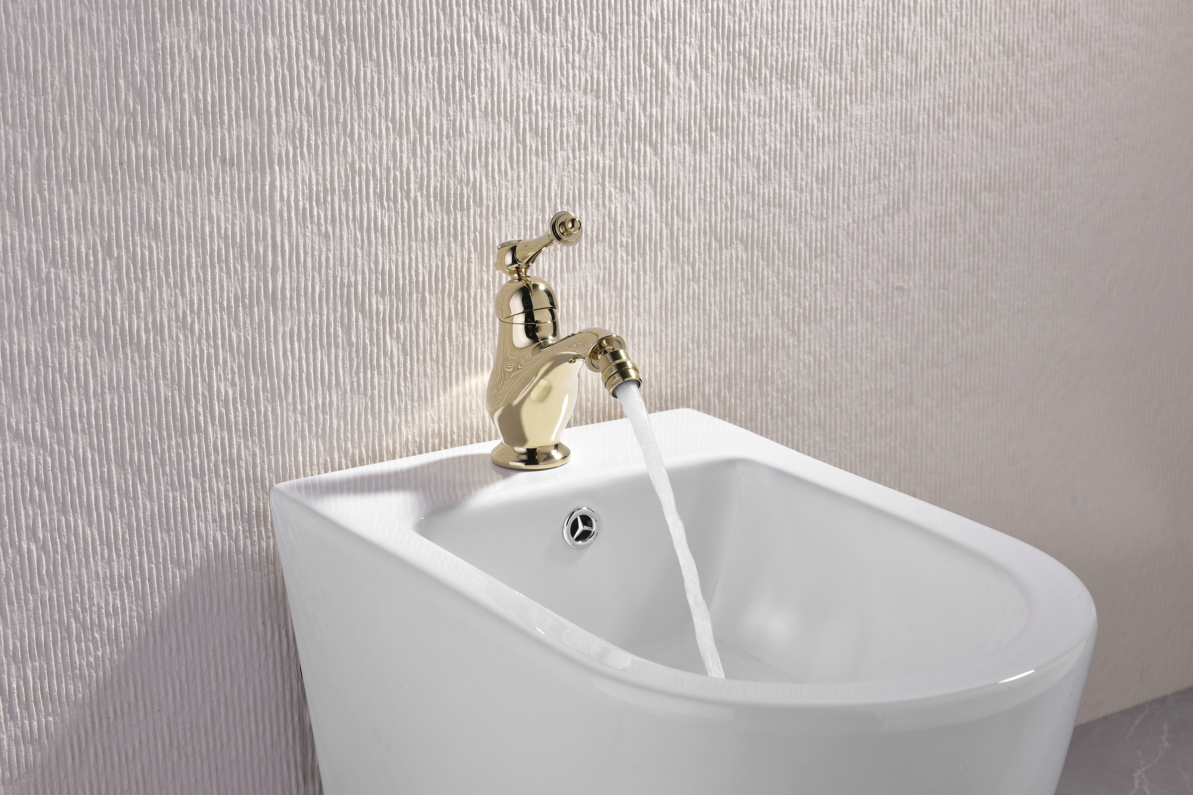 77112-E Смеситель для биде (ЗОЛОТО) "GANZER" (10/1шт)