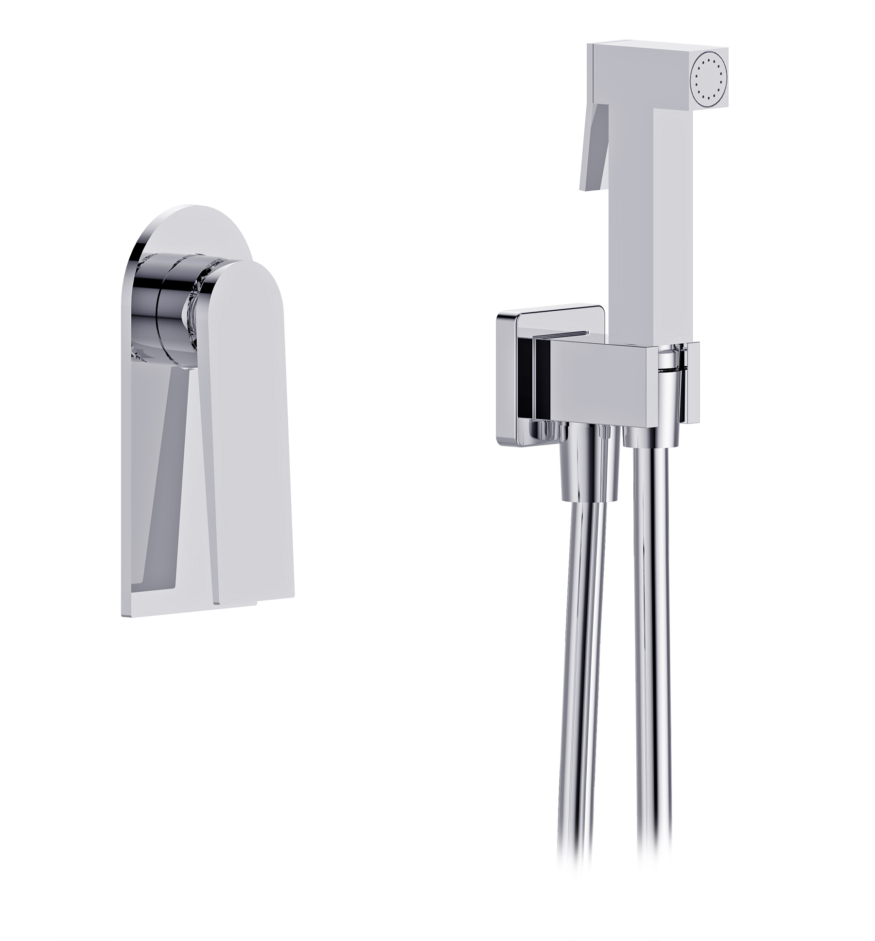 07056 Комплект для биде скрыт. монтажа "GANZER"  (10/1шт)