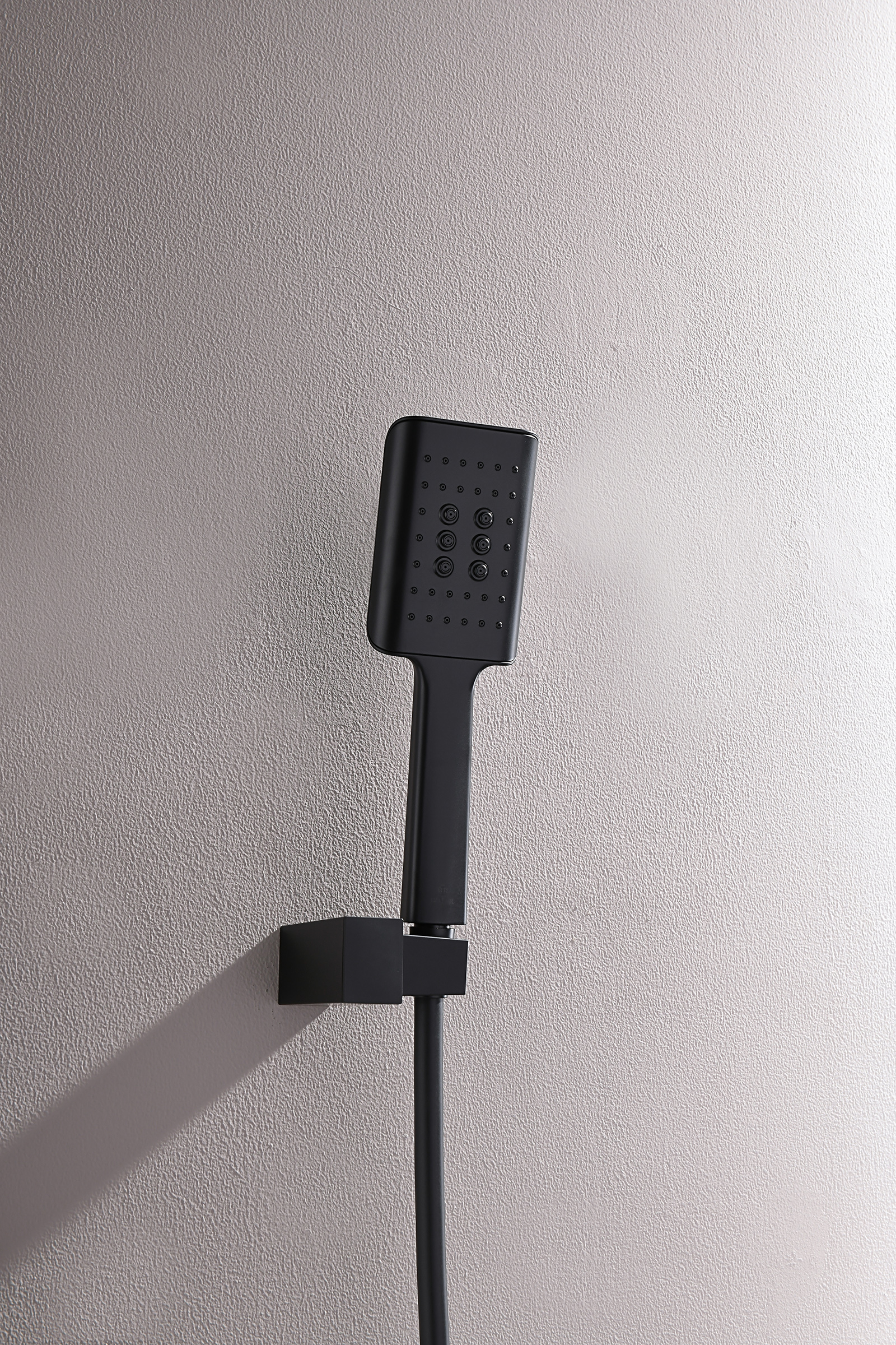 07165-C Смеситель встраиваемый для душа с 3-функ. (ЧЕРНЫЙ) GANZER (6/1шт)