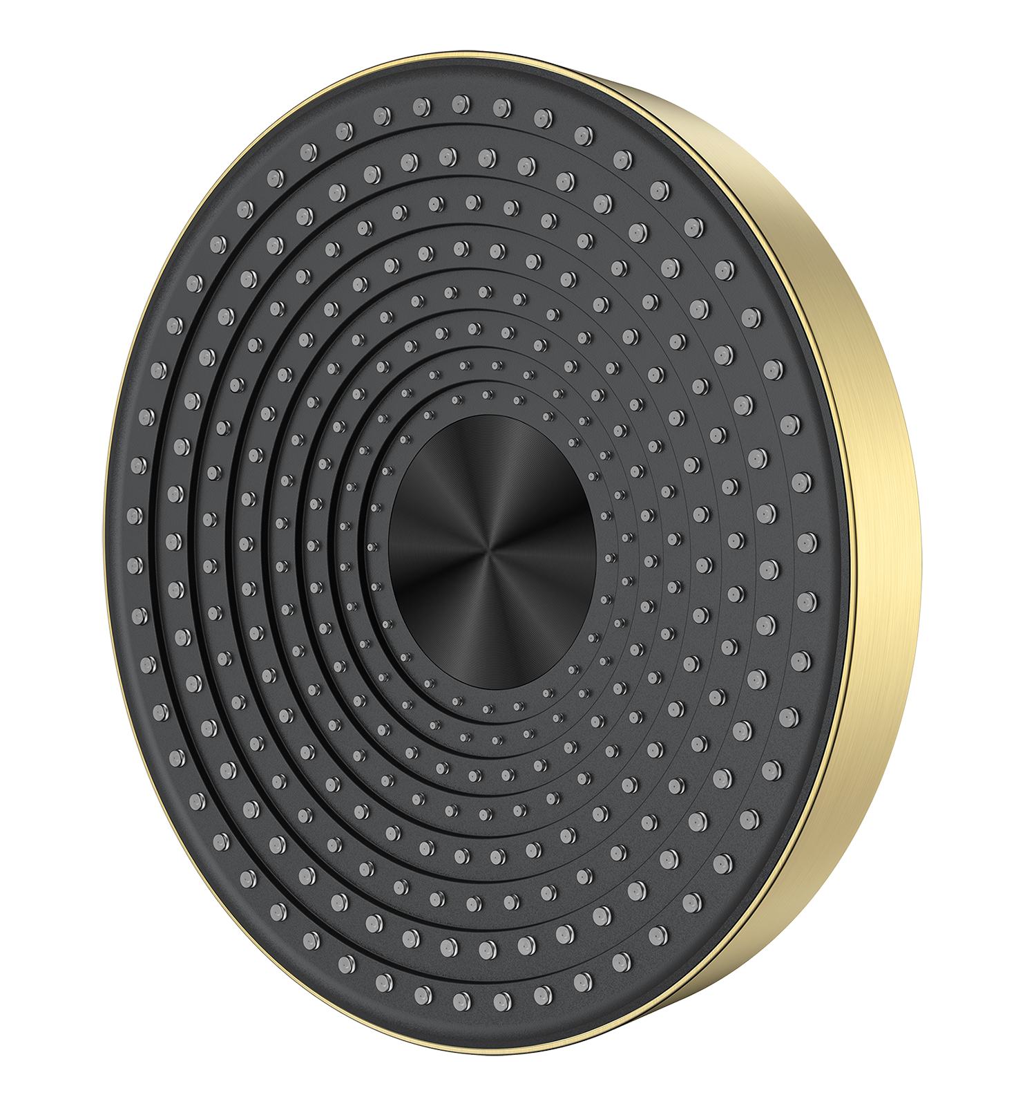 10529-S Тропическая лейка, круглая 30см (Мат. Золото)  GANZER  (12/1шт)