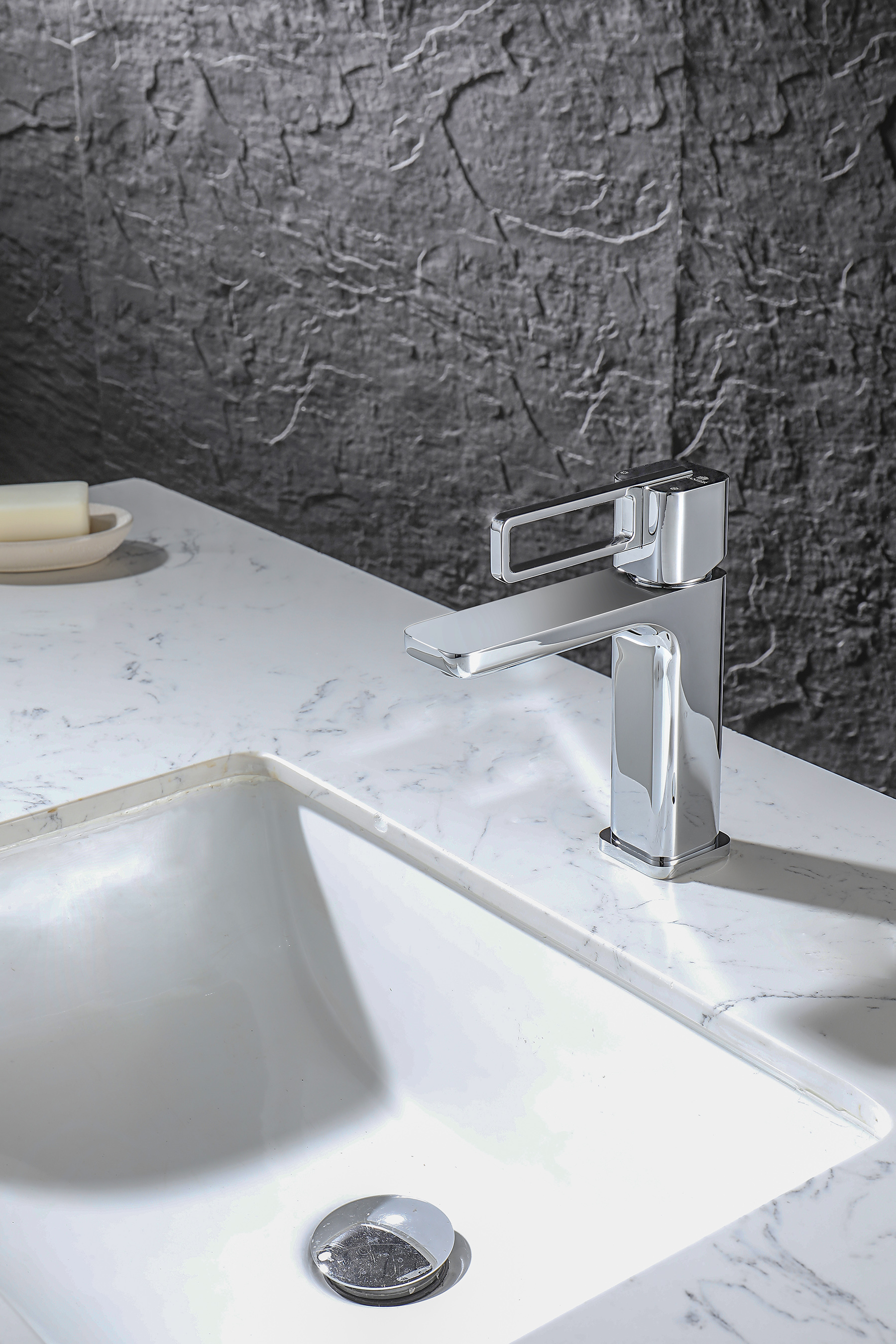 12111 Смеситель од. для раковины (ХРОМ) GANZER (10/1шт)