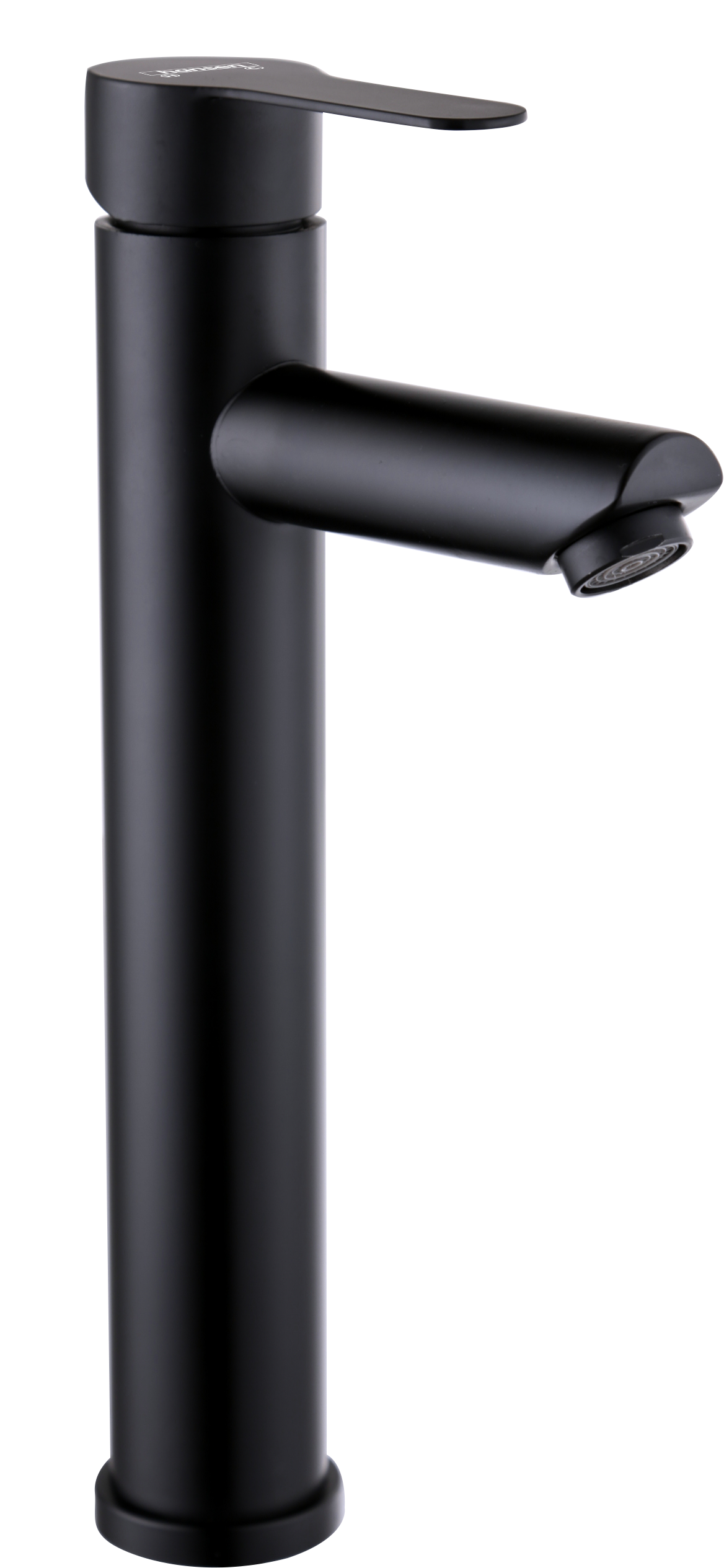 11032-C Смес. од. из НЕРЖ. для рак. чаши (ЧЕРНЫЙ) HANSEN  (10/1шт)