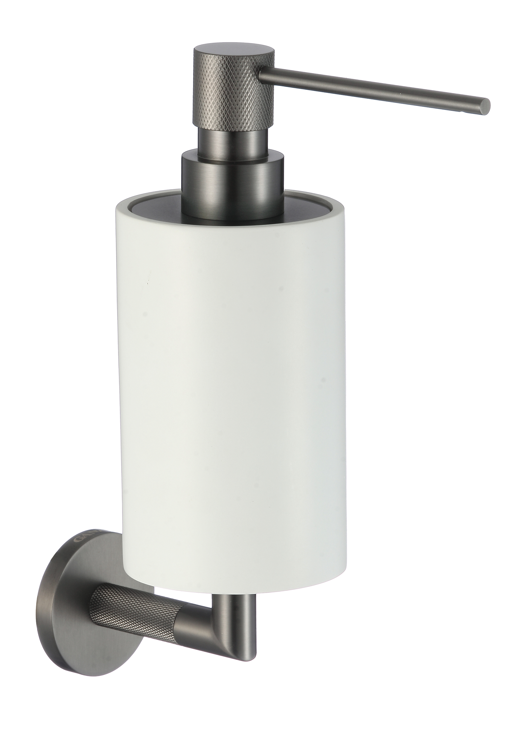 19527-Q Дозатор кварил. для жидкого мыла  (ГРАФИТ) GANZER  (10/1шт)