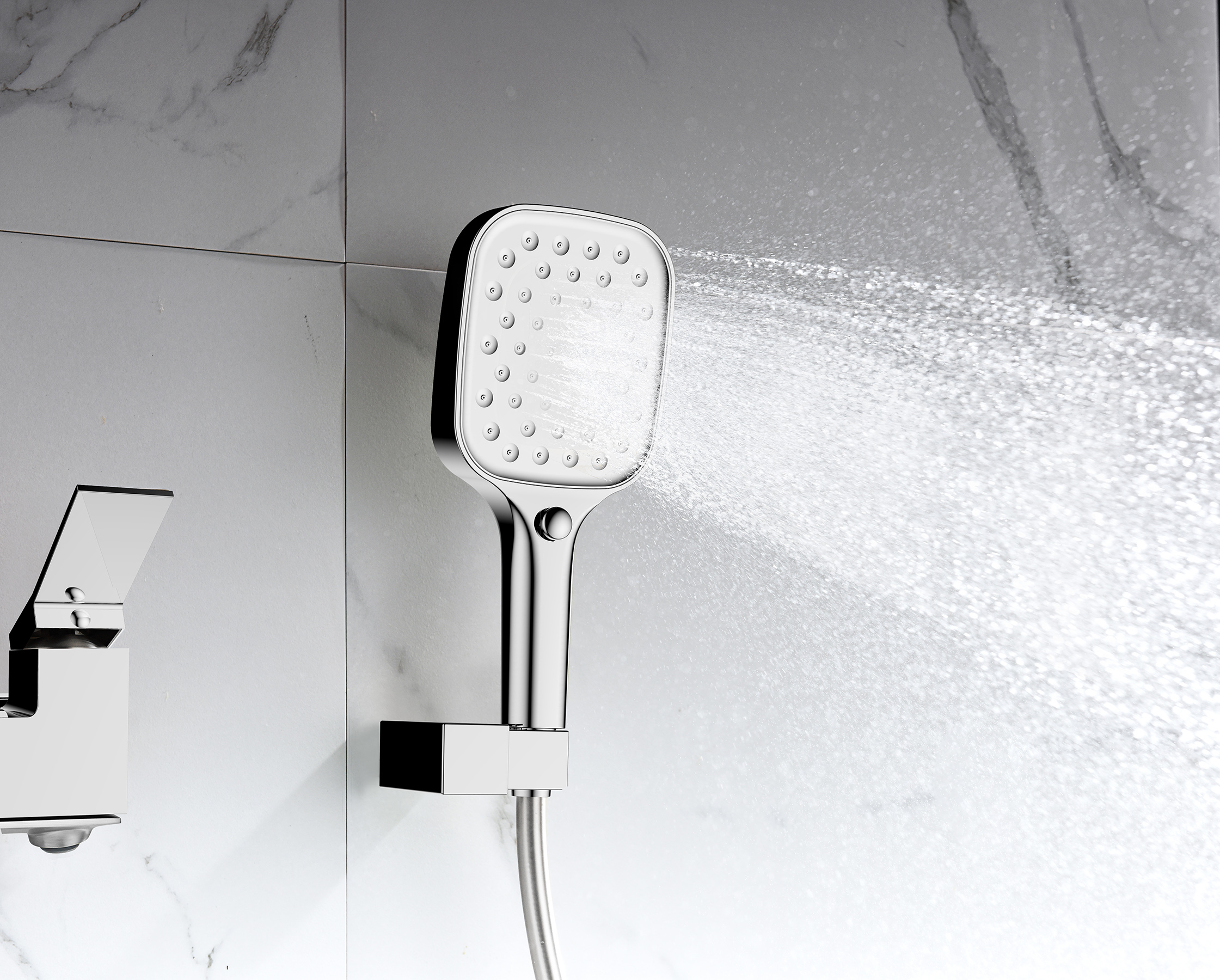 05132 Смеситель од. для ванны кор. (ХРОМ)  GANZER  (8/1шт)