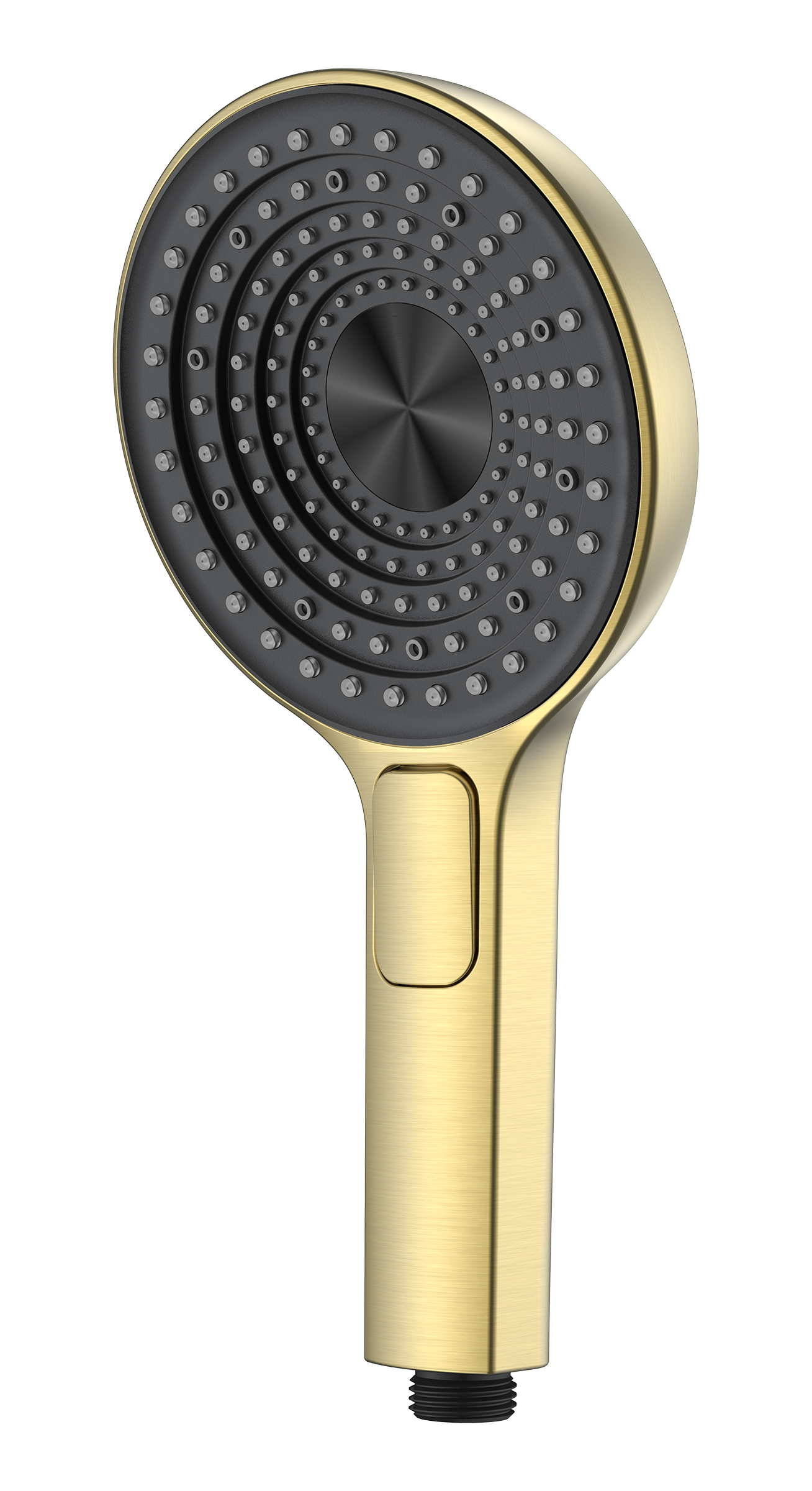 3029-S Лейка массажная 3 позиции, кнопка (Мат. Золото) GANZER  (56/1шт)