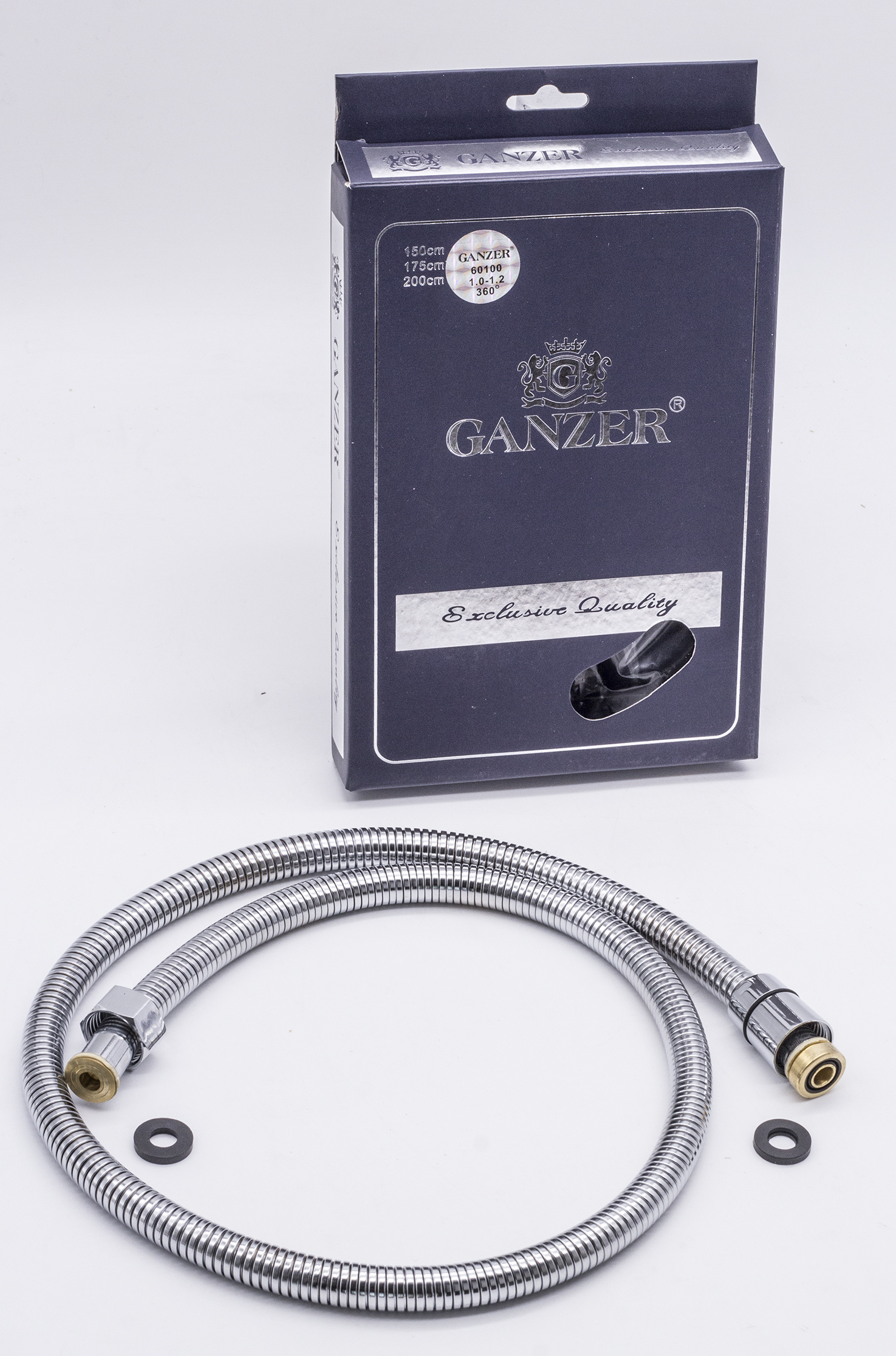 60150 Шланг для душа  150см.  GANZER  (50/1шт)