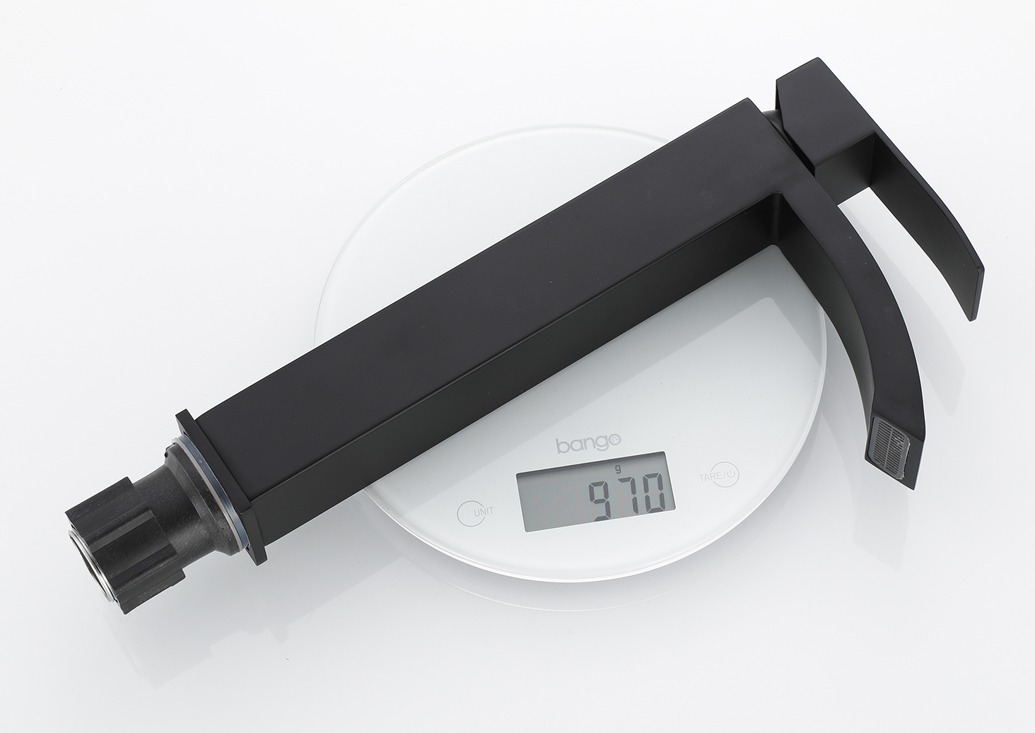 11044-C Смес. од. из НЕРЖ. для рак. чаши (ЧЕРНЫЙ) HANSEN  (10/1шт)