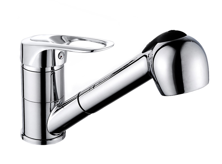 40030 Смеситель для кухни с ВЫД. лейкой HANSEN  (10/1шт)