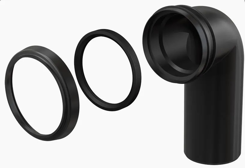 Уголок для инсталляции Ф90х90-90°  АВА SYSTEM  (9/1шт)