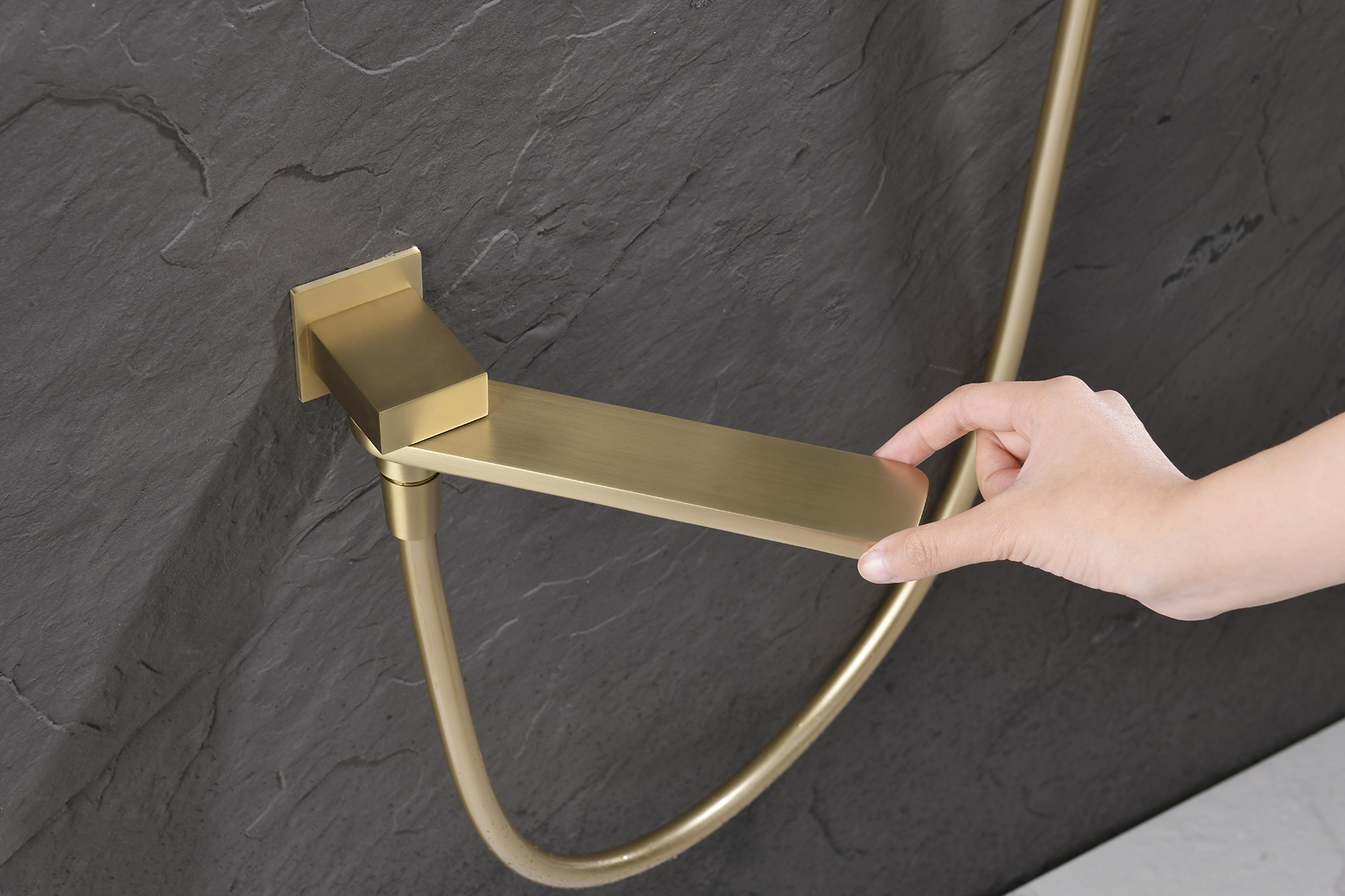 12165-S Смеситель встраиваемый для душа с 3-функ. (Мат. Золото) GANZER (6/1шт)