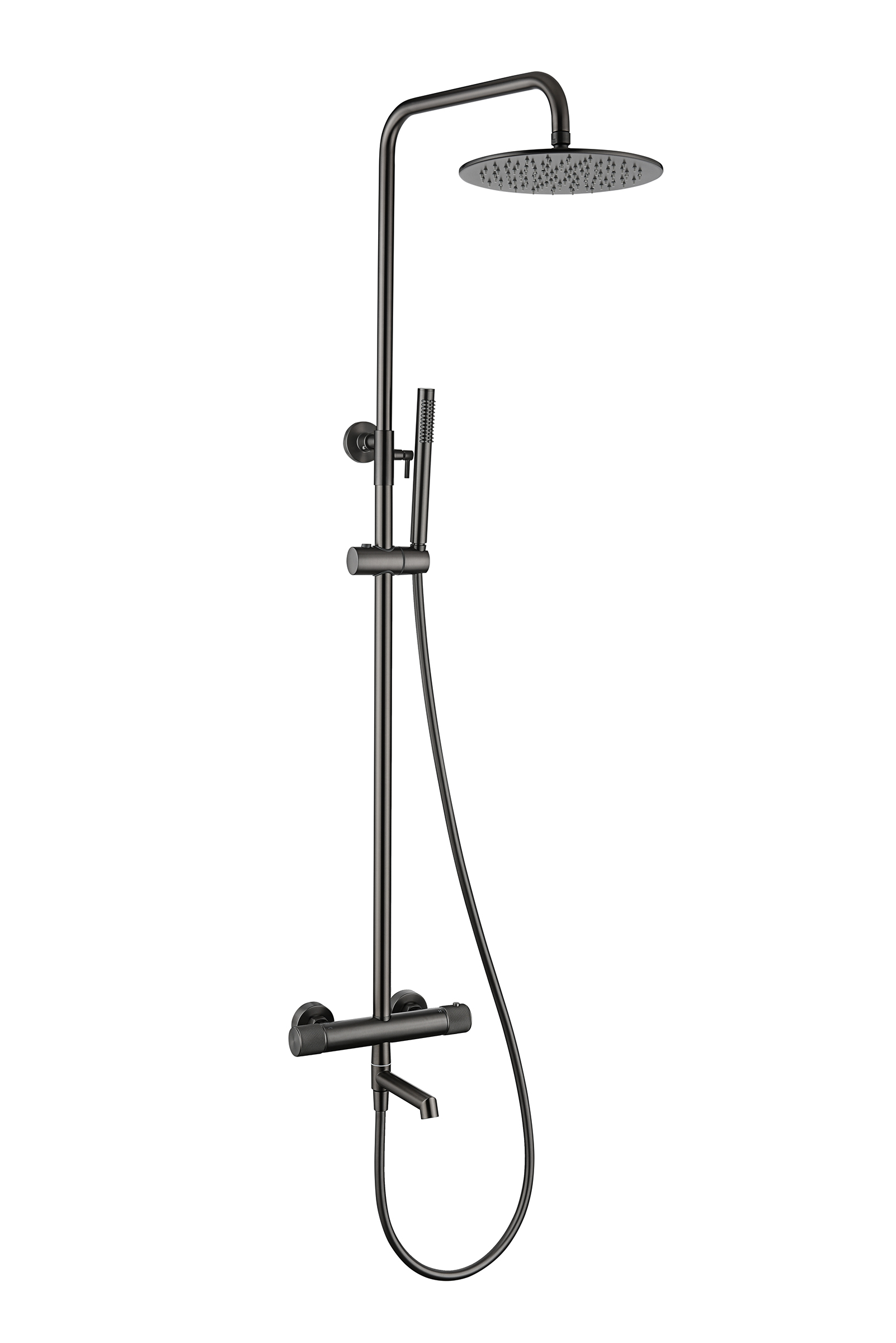 19170-Q Душевая система с термостатом (ГРАФИТ) GANZER (5/1шт)