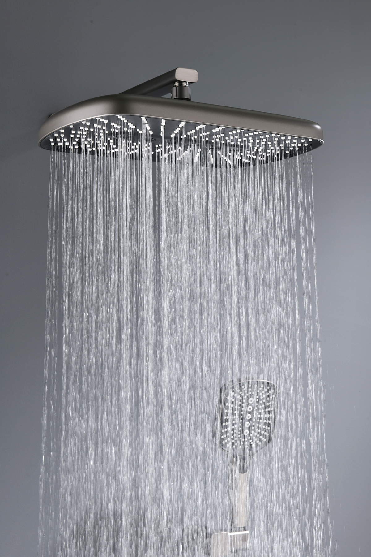 12165-Q Смеситель встраиваемый для душа с 3-функ. (ГРАФИТ) GANZER (6/1шт)