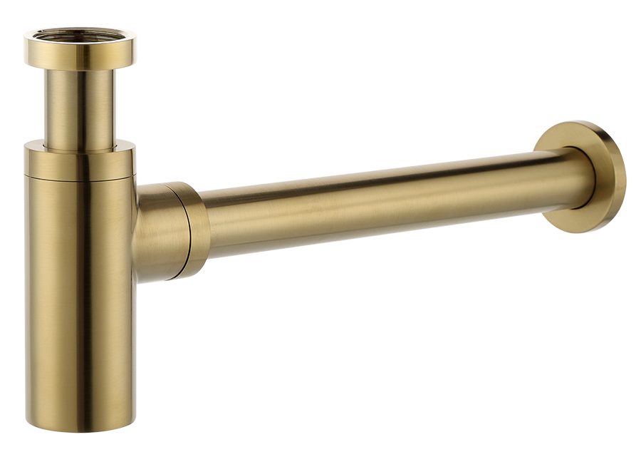 Сифон МЕТАЛЛ. (МАТ. ЗОЛОТО)  GANZER  (20/1шт)