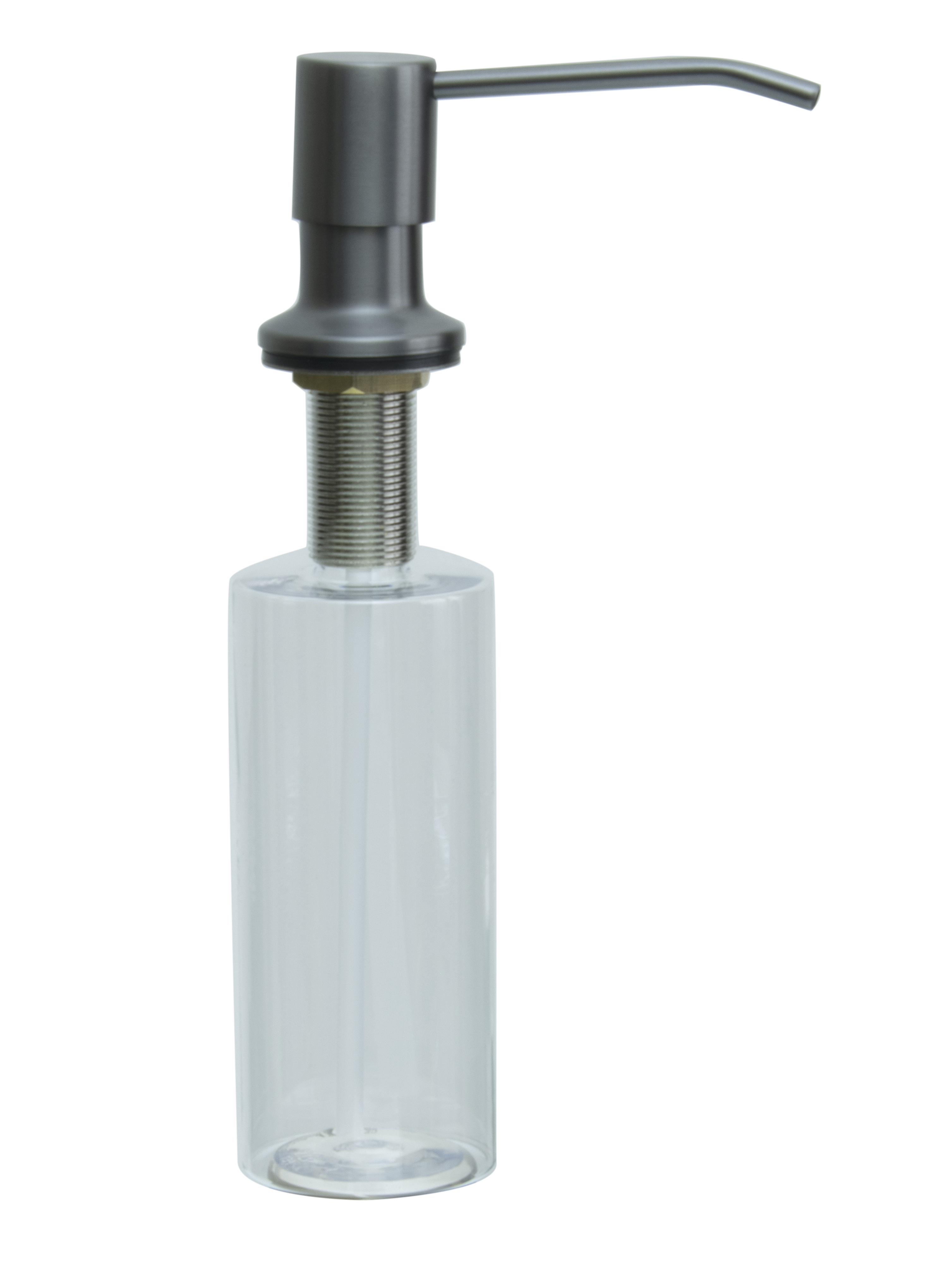 Дозатор врезной КРУГ, для мойки 300мл (ГРАФИТ)  HANSEN  (46/1шт)