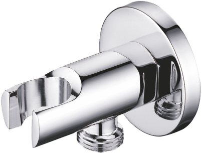 Выход/держ (круглый, ХРОМ) GANZER