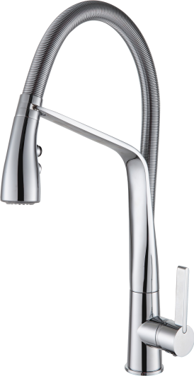 16028 Смеситель для кухни с гибким изливом GANZER  (5/1шт)