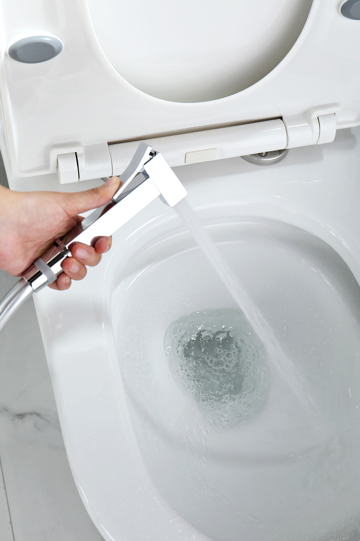 01157 Смеситель встраиваемый с ГИГ. душом (ХРОМ) GANZER (10/1шт)